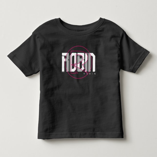 Robin Hi-Tech Name Graphic Toddler T-Shirt (Front)