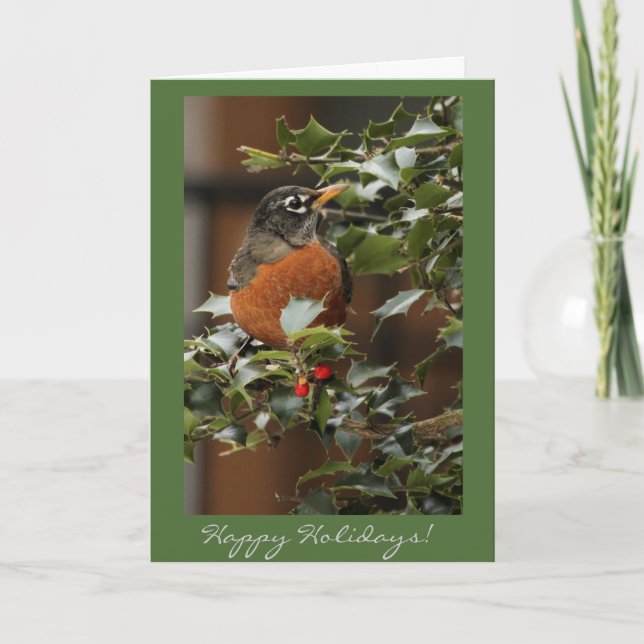 Robin Holiday Card (Front)