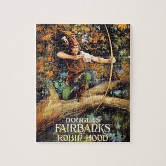 Robin Hood 1922 Movie Poster Puzzle (Vertical)