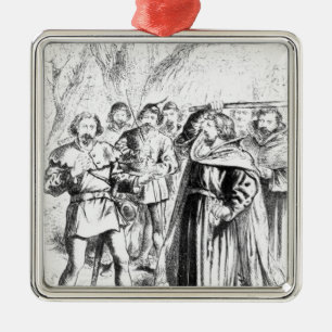 Robin Hood and King Richard I Metal Tree Decoration
