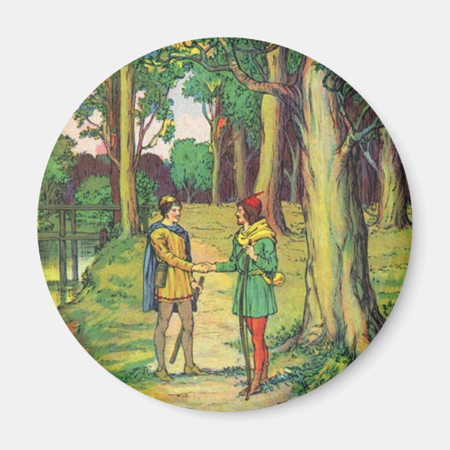 Robin Hood And Little John Magnet (Front)