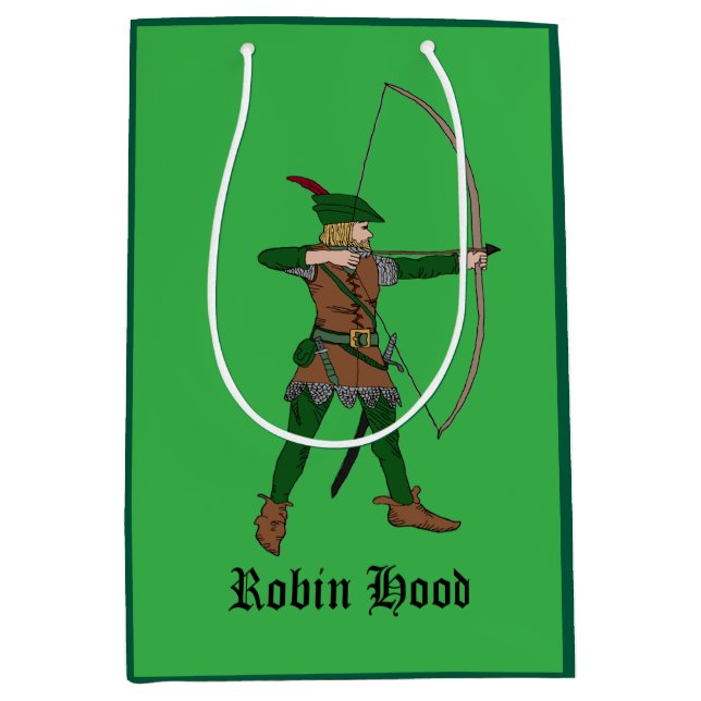 Robin Hood and Little John  Medium Gift Bag (Front)
