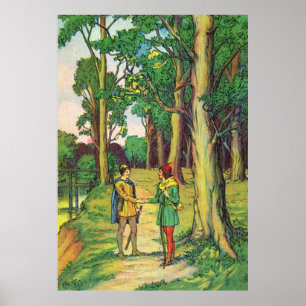 Robin Hood And Little John Poster