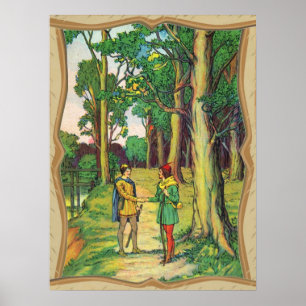 Robin Hood And Little John Poster