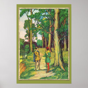 Robin Hood And Little John Poster