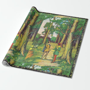 Robin Hood And Little John Wrapping Paper