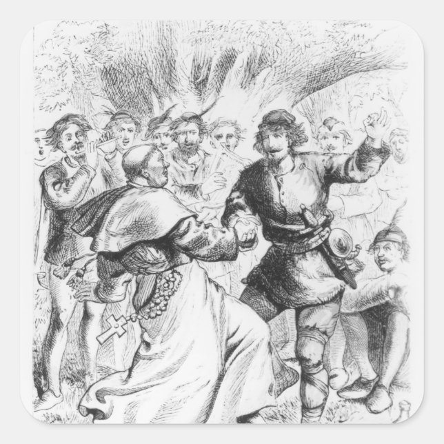 Robin Hood and the Bishop Square Sticker (Front)