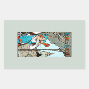 Robin Hood Antique Illustration Merry Men Rectangular Sticker