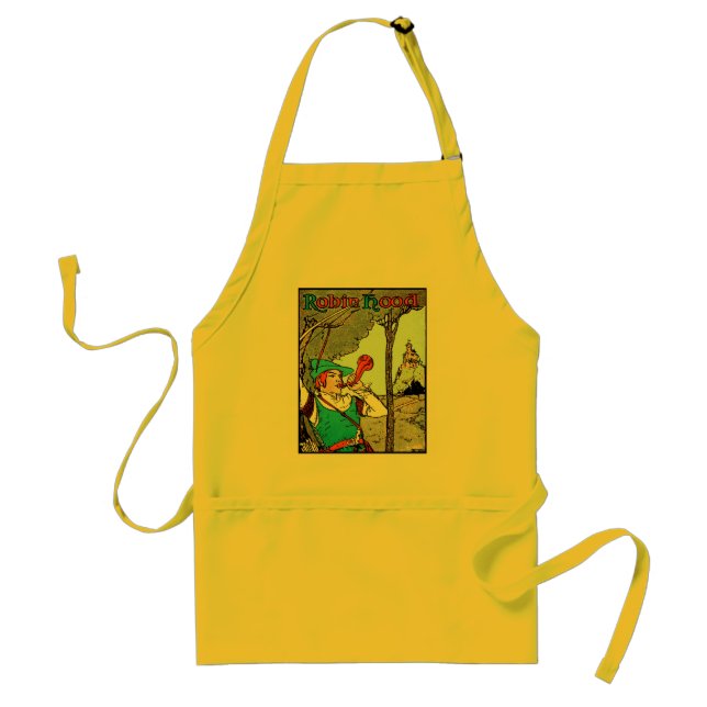 Robin Hood Antique Illustration Merry Men Standard Apron (Front)