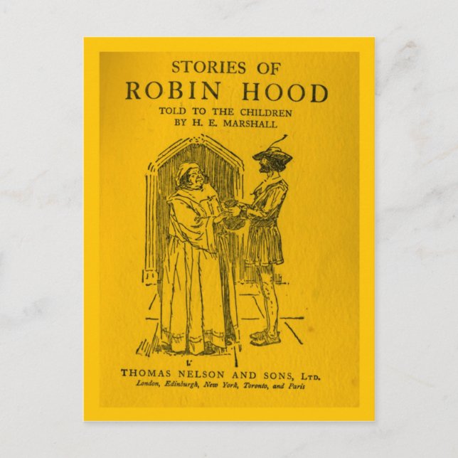 Robin Hood As Told Postcard (Front)