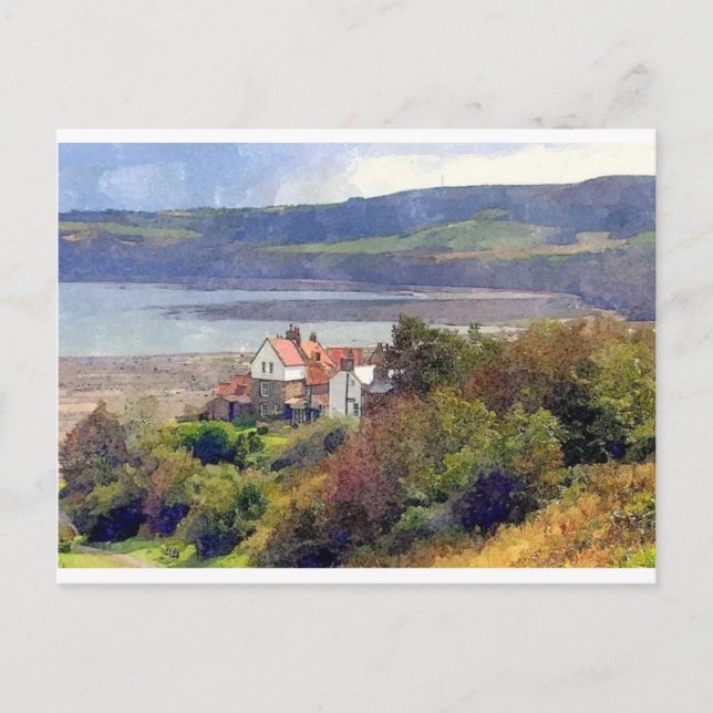 Robin Hood Bay, Yorkshire, England Postcard (Front)