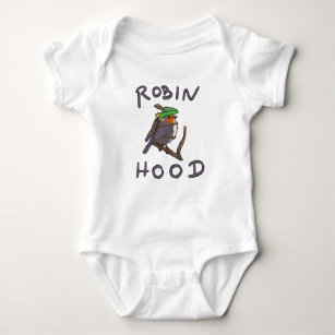 Robin Hood bird Baby Bodysuit