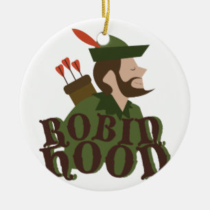 Robin Hood Ceramic Tree Decoration
