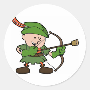 Robin Hood Classic Round Sticker