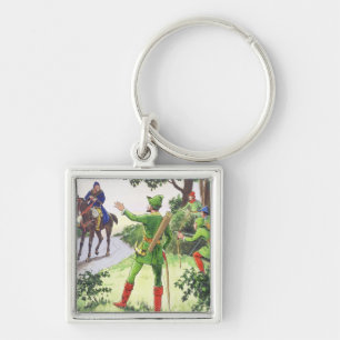 Robin Hood, from 'Peeps into the Past', published Key Ring
