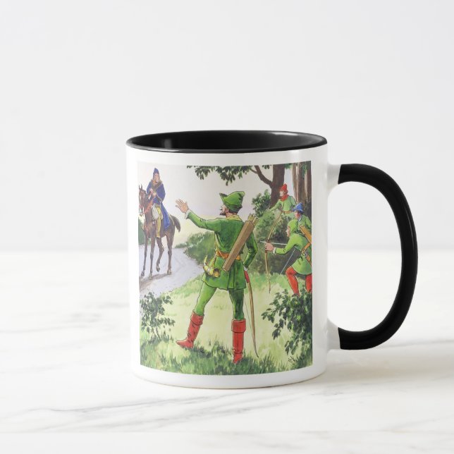 Robin Hood, from 'Peeps into the Past', published Mug (Right)