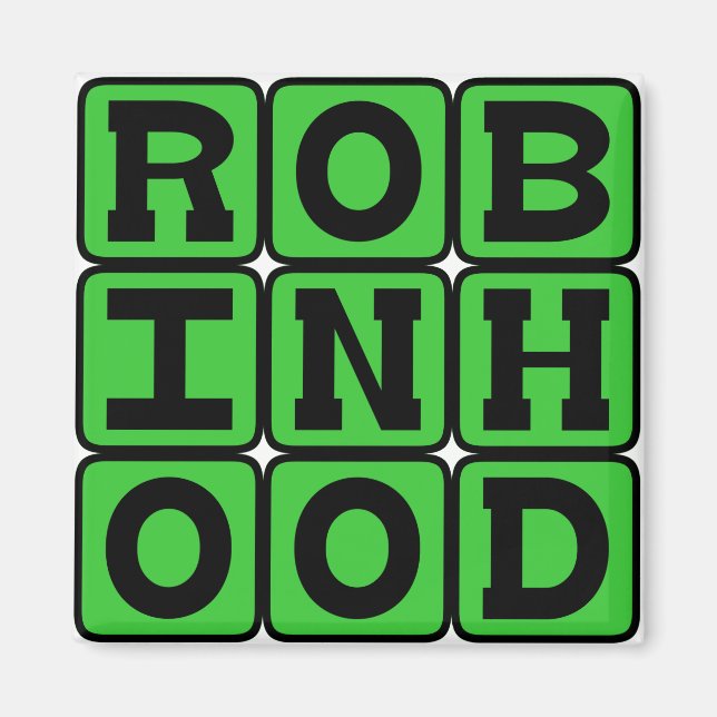 Robin Hood, Heroic Outlaw from Sherwood Forest Magnet (Front)