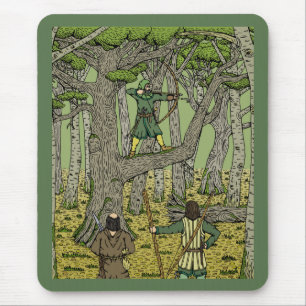Robin Hood in Sherwood Forest Mouse Mat