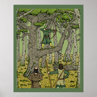 Robin Hood in Sherwood Forest Poster