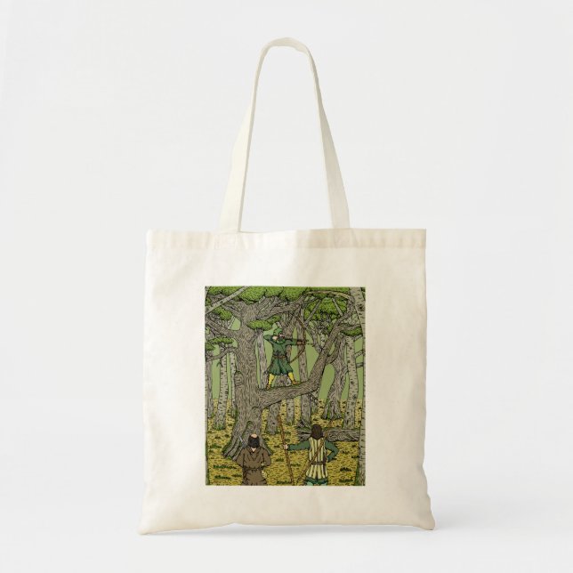 Robin Hood in Sherwood Forest Tote Bag (Front)