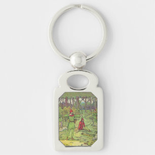 Robin Hood In The Forest Key Ring