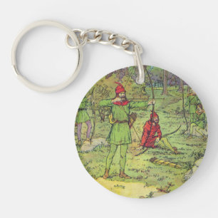 Robin Hood In The Forest Key Ring