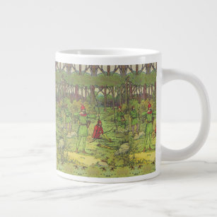 Robin Hood In The Forest Large Coffee Mug