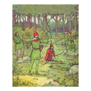 Robin Hood In The Forest Photo Print