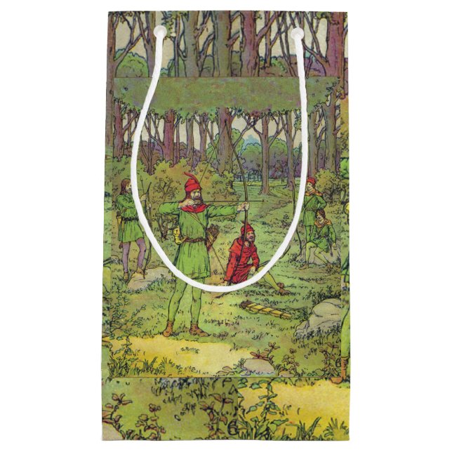 Robin Hood In The Forest Small Gift Bag (Front)