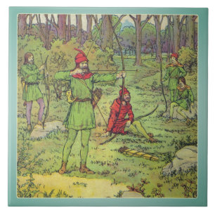 Robin Hood In The Forest Tile