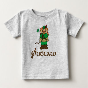 Robin Hood Outlaw Archery baby kids bodysuit shirt
