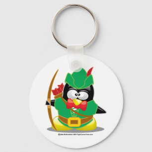 Robin Hood Penguin Key Ring