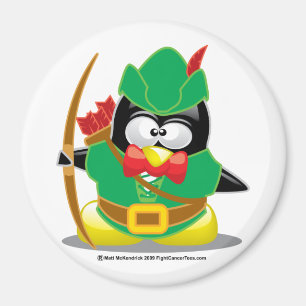 Robin Hood Penguin Magnet