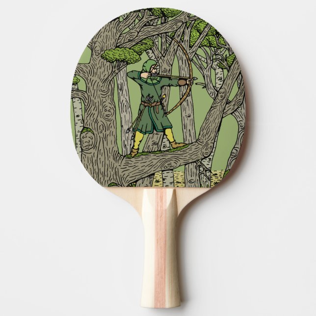 Robin Hood Ping Pong Paddle (Front)