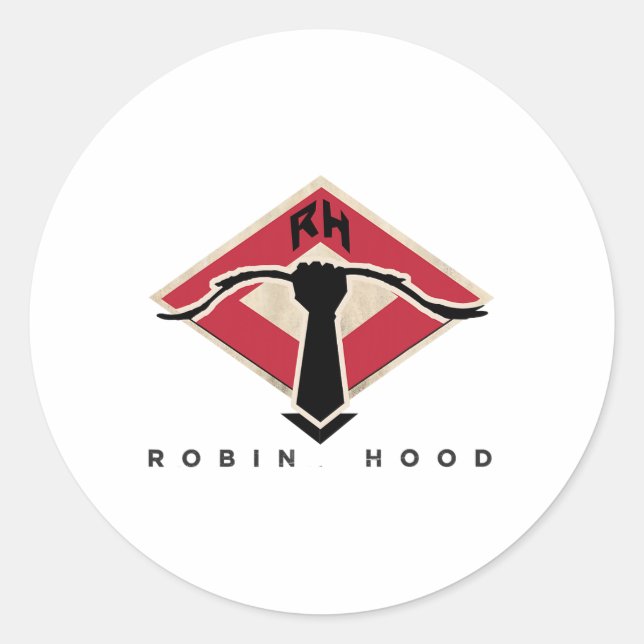 Robin Hood Resist  Classic Round Sticker (Front)