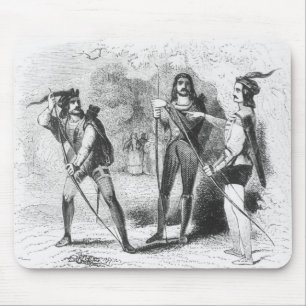 Robin Hood, Scarlet and John Mouse Mat