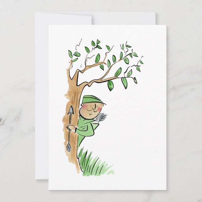 Robin Hood, Sherwood Forest, Nottingham Invitation (Front)