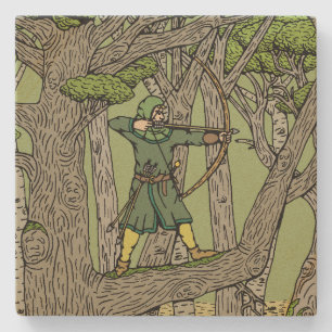 Robin Hood Stone Coaster