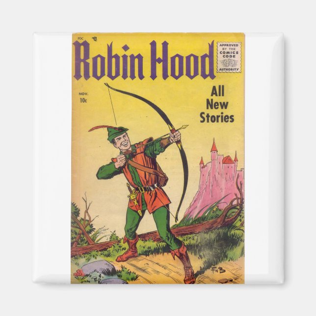 Robin Hood - Superhero - Super Comics - Robin Hood Magnet (Front)