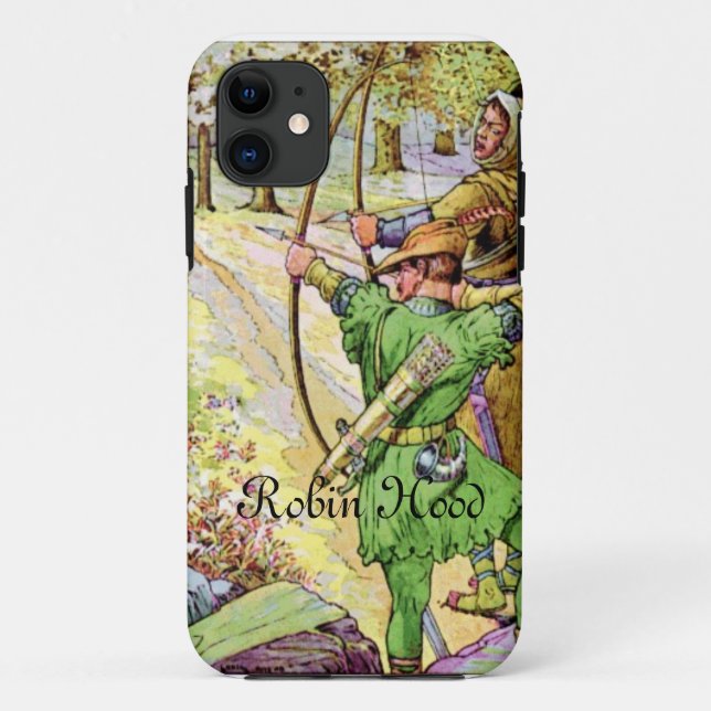 Robin Hood the Archer Iphone Cover (Back)