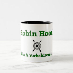 Robin Hood Was A Yorkshireman Two-Tone Coffee Mug