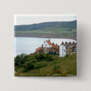 Robin Hood's Bay 15 Cm Square Badge