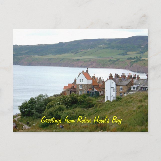 Robin Hood's Bay Postcard (Front)