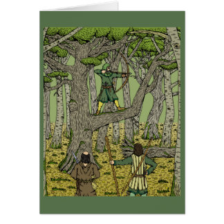Robin in Sherwood Greeting Card