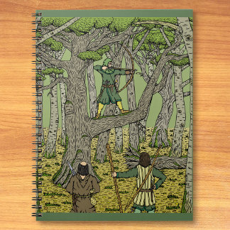 Robin in Sherwood Notebook