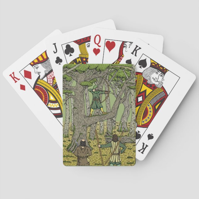 Robin in Sherwood Playing Cards (Back)