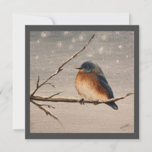 Robin in the Snow  Card