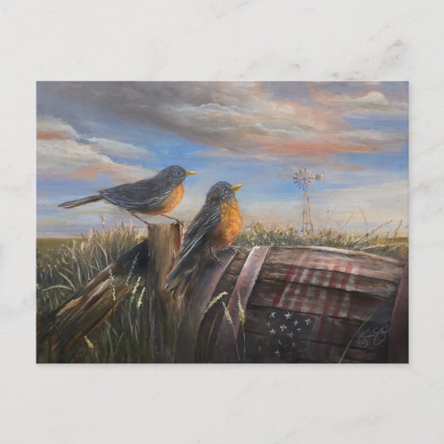 Robin Invitation Postcard (Front)