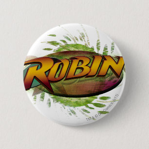 Robin Logo 6 Cm Round Badge
