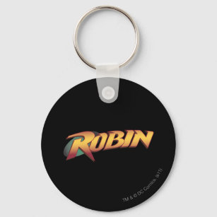 Robin Name Logo Key Ring